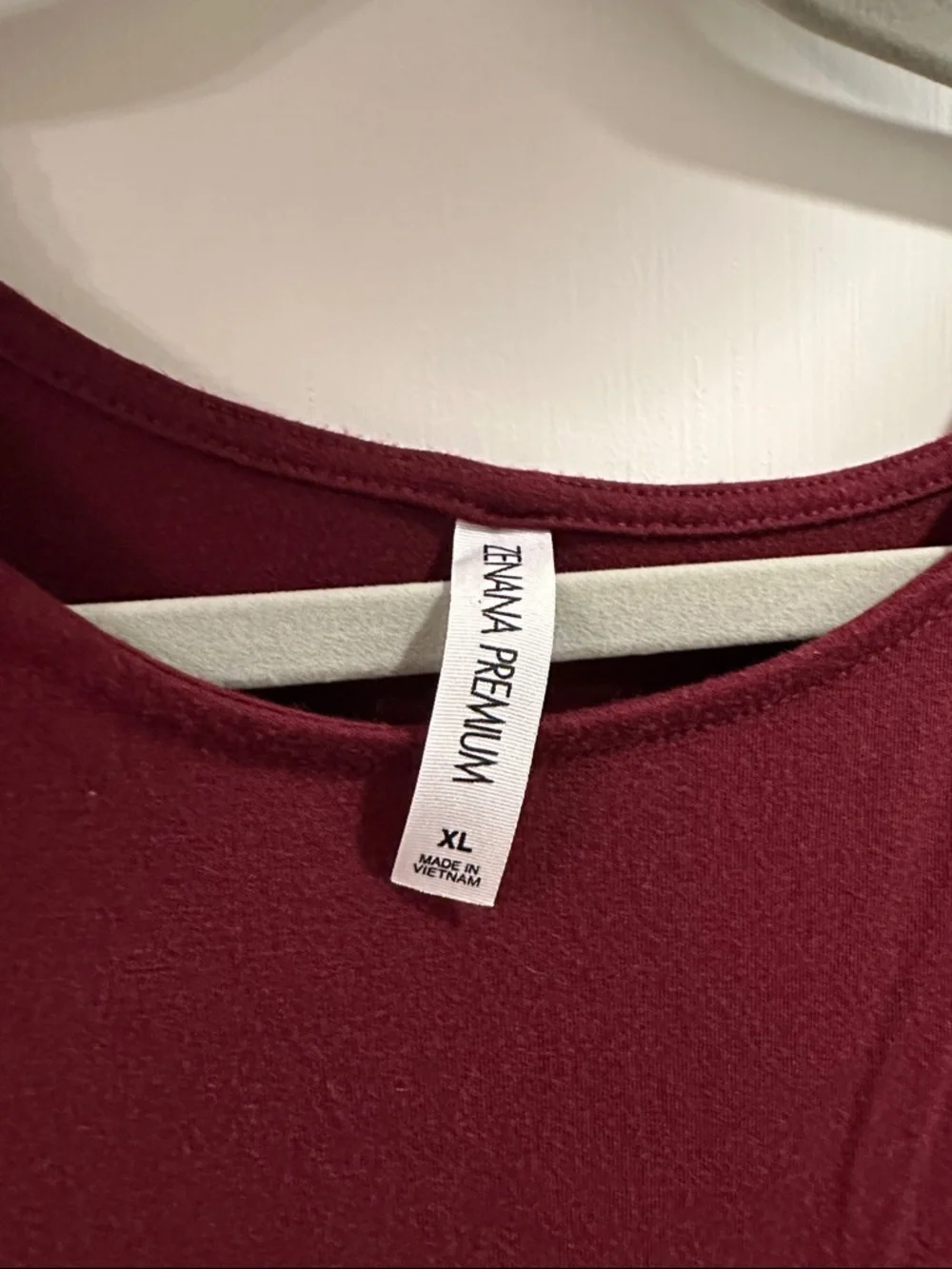 Zenana Outfitters Long Sleeve Wine-Red Maxi Dress - Picture 2 of 5